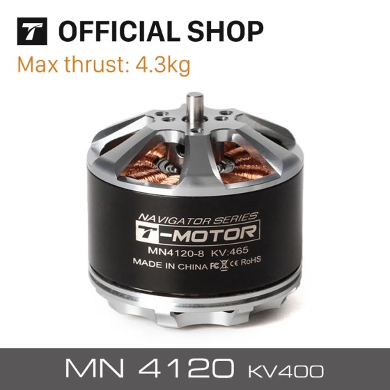 T-motor Professional Brushless Motor MN4120 KV400 for RC Copter